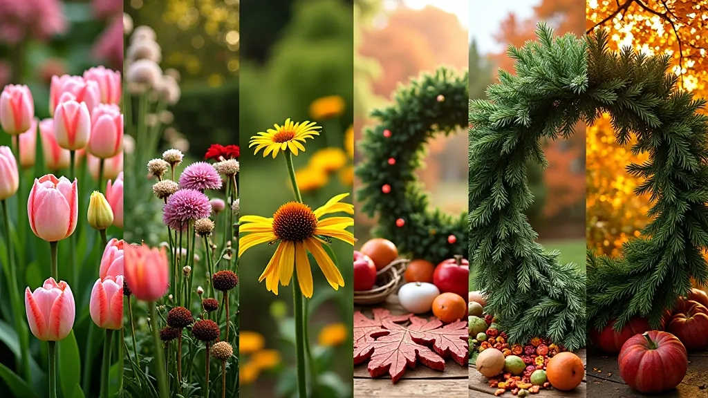 Seasonal garden projects throughout the year